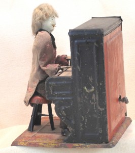 antique doll music box