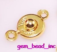 free shipping 200set golden plated snap fastener clasp
