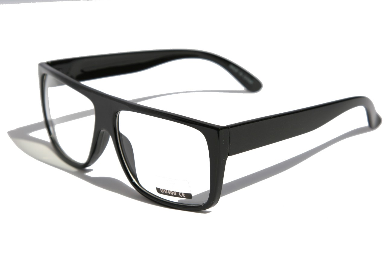 Clear lens non prescription glasses sunglasses, shades, sunnies, uv protection, uva, uvb, ultra violet rays, aviator, wayfarer, round, flat top, party, novelty, readers, clear, sports, shield.