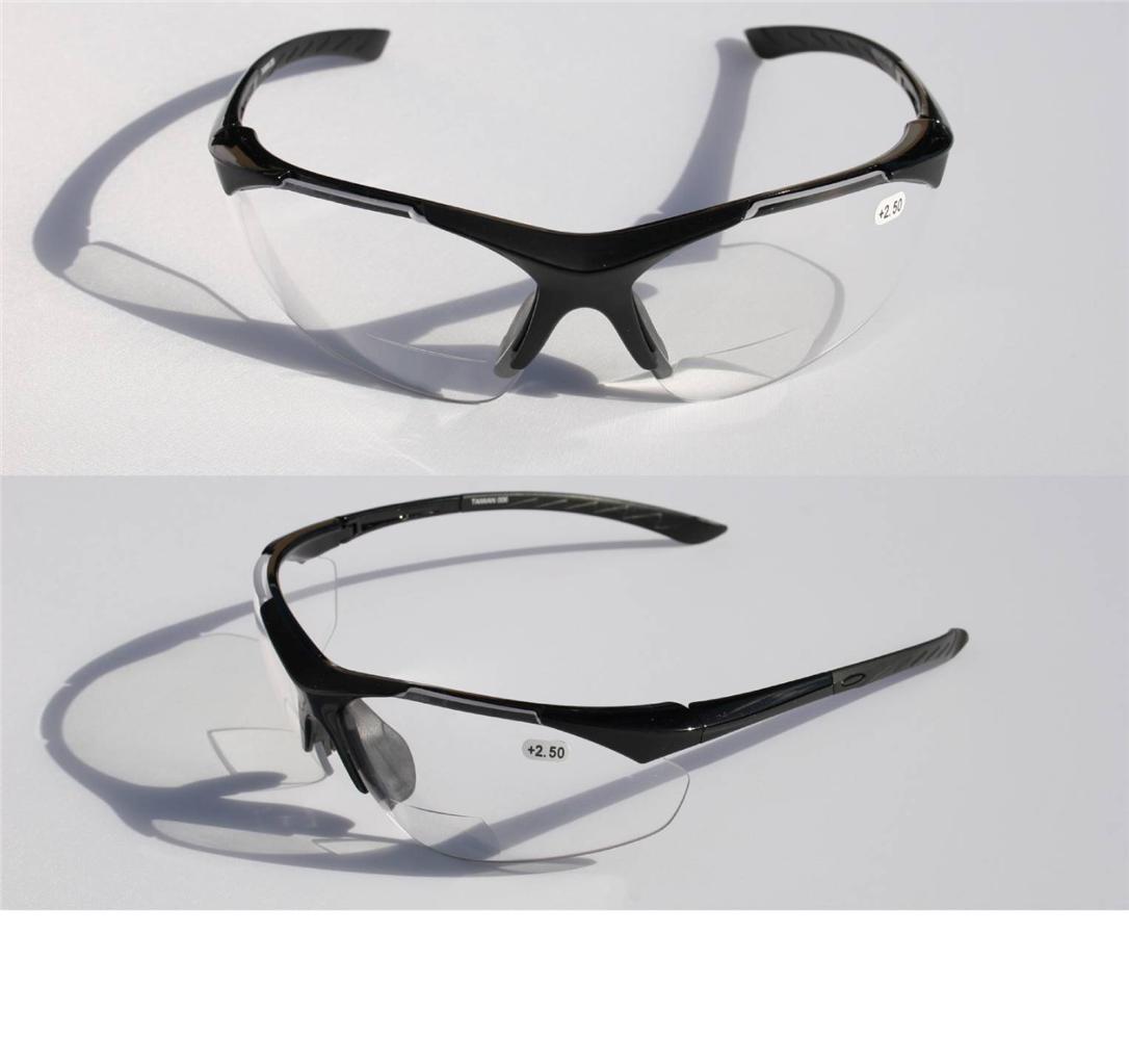 Bifocal Reading Reader Clear Lens SunGlasses Half Rim lightweight