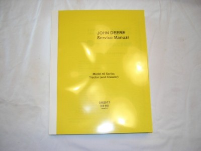 old tractor service manuals