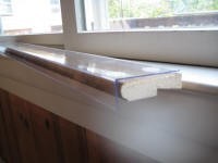 DOG PET CLEAR WINDOW SILL LEDGE PROTECTOR - SILL SHIELD COVER PREVENTS