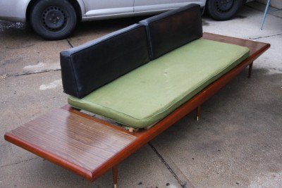 Danish Modern Bunk Beds on Craft Associates Danish Modern Sofa Day Bed Floating End Tables   Ebay