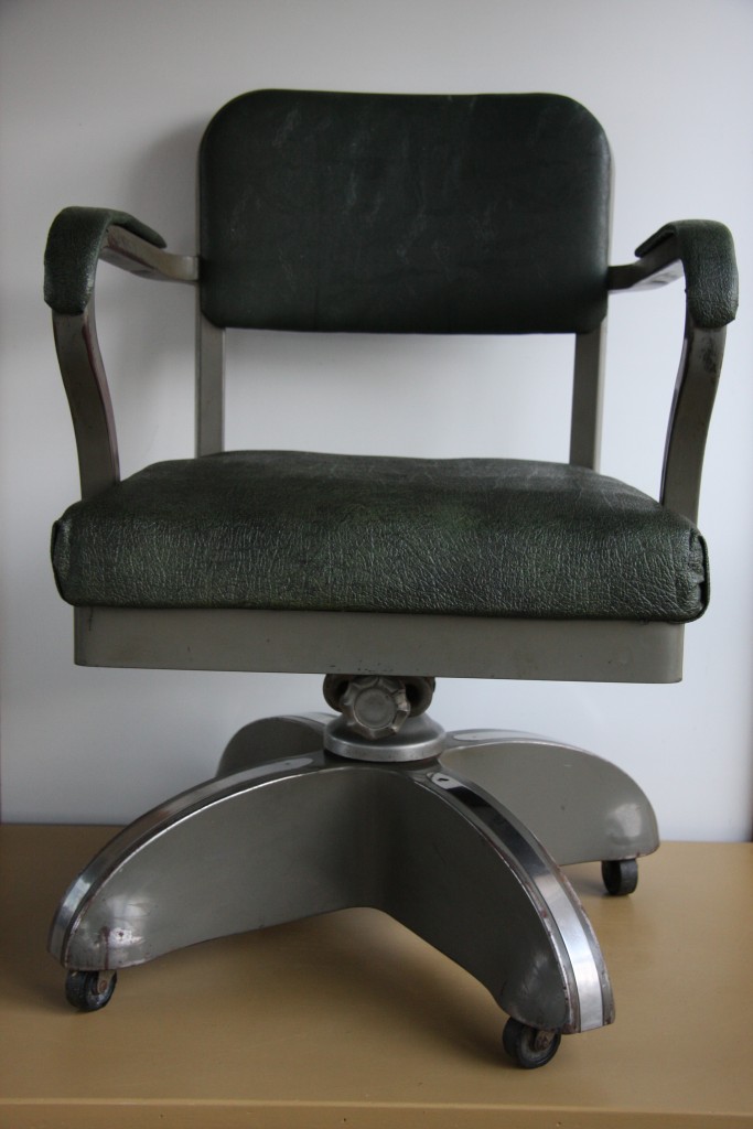 VTG Machine Age Mid Century Modern RETRO Industrial Tanker Desk Office Chair