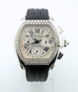 Cartier Roadster XL Chronograph 2618 SS wit