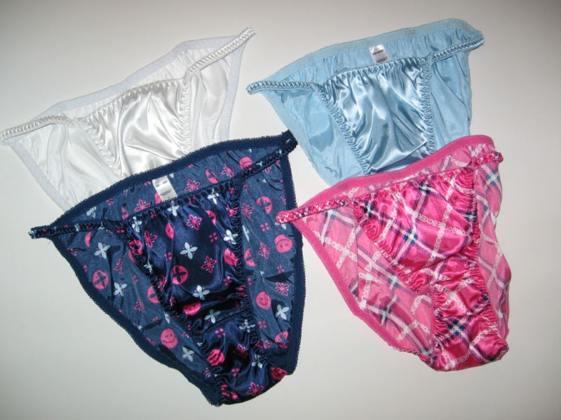 Satin String Bikini Underwear 88
