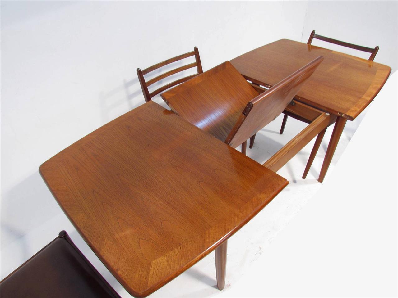 Good Retro Teak Dining Table And Six Chairs by G Plan
