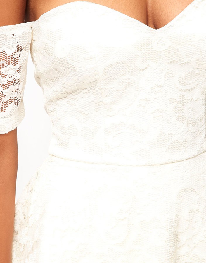 off shoulder peplum lace styles