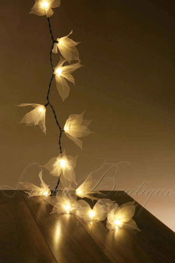 20 WHITE Star Flower LED String Fairy Lights Lantern Wedding Decoration AUS PLUG eBay