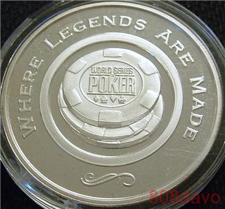 Vegas casino silver coins