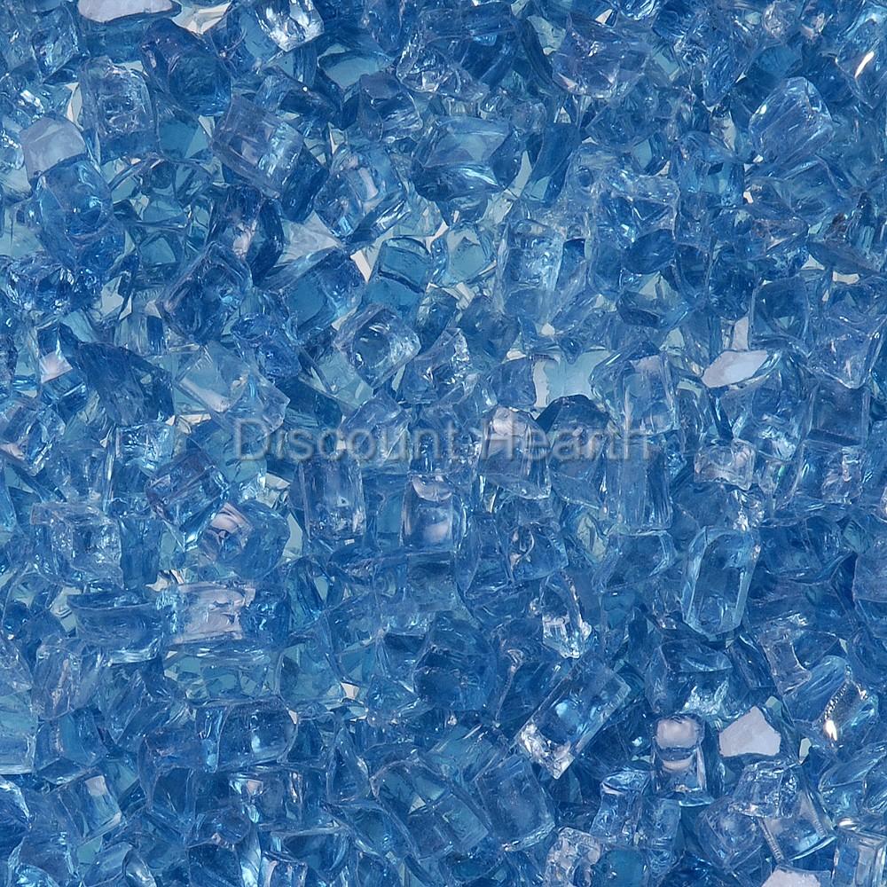 Arctic Blue 1 4" 1 120 lbs Fireglass Fire Glass Fire Pit Fireplace Crystals eBay
