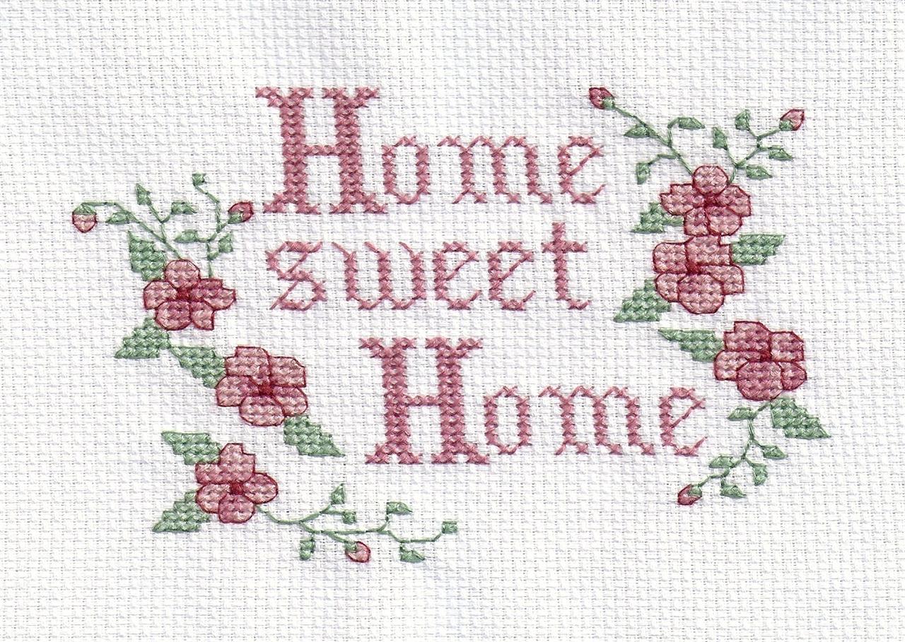 Home вышивка крестом 37