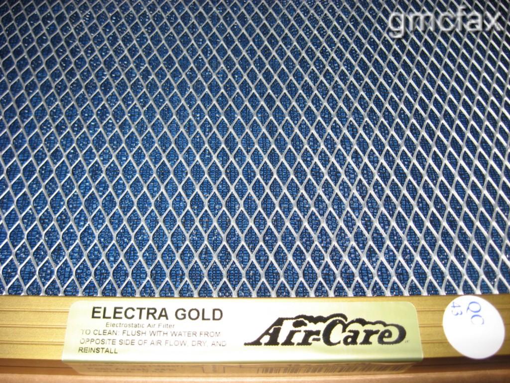 Air Care 12x25x1 GOLD Electrostatic Furnace A/C Filter, Washable