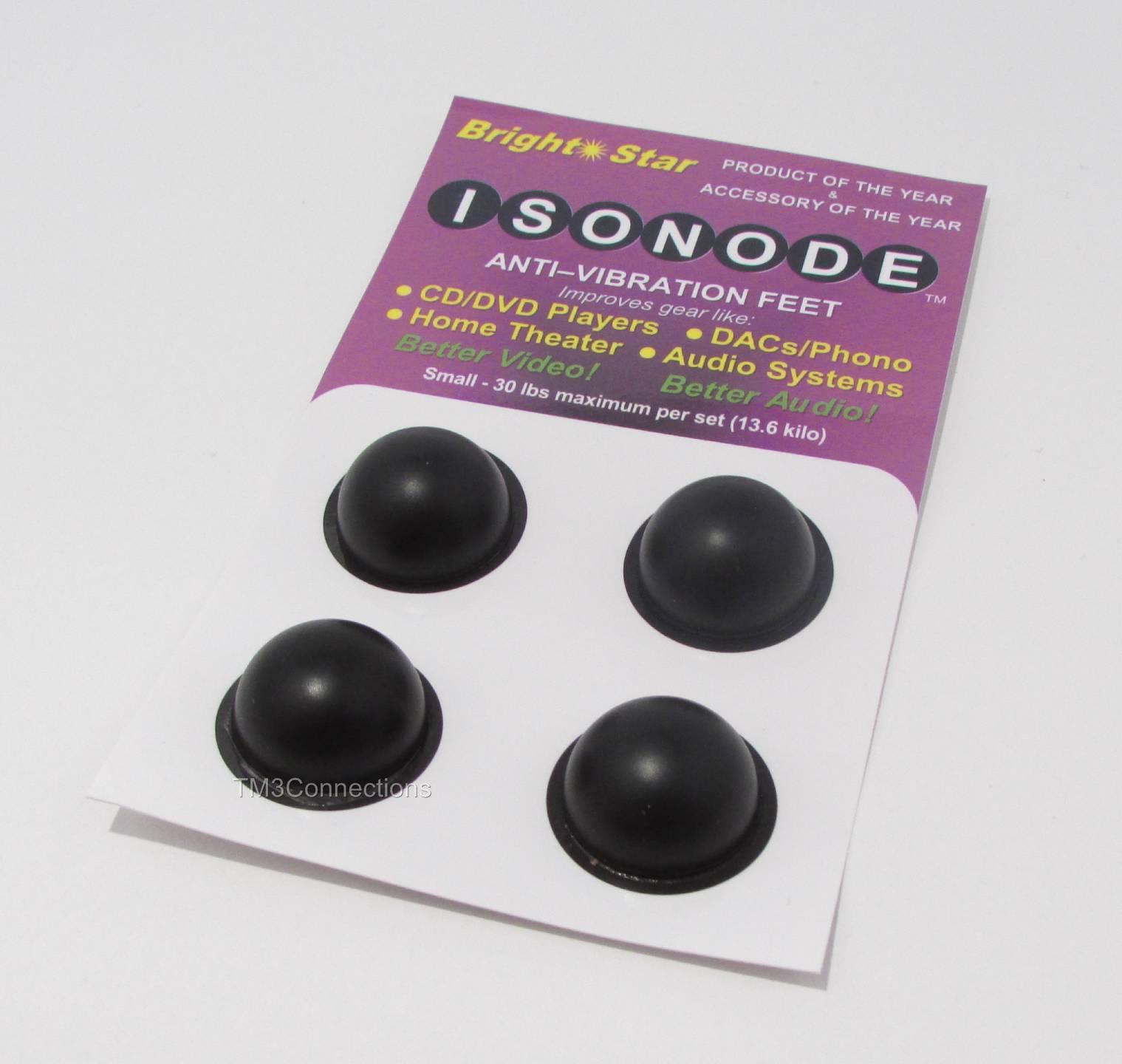 Bright star isonode - anti vibration feet set of 4 - small set