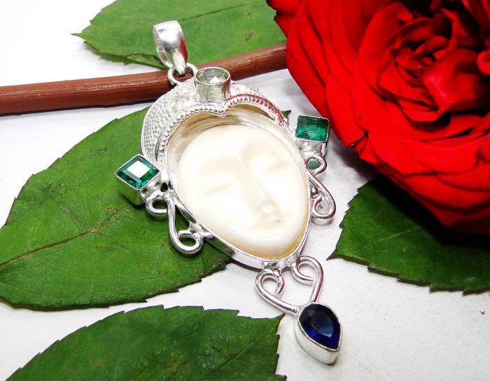 25 Silver Loop Pendant of 71mm KE98444 | eB