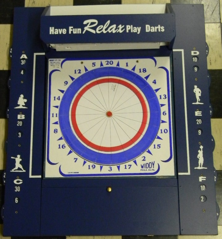 AMERICAN DARTS LIGHTED SCOREKEEPER BLUE for Widdy or Darto American