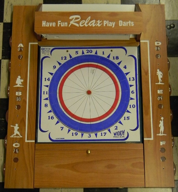 AMERICAN DARTS LIGHTED SCOREKEEPER BIRCH for Widdy / Darto American