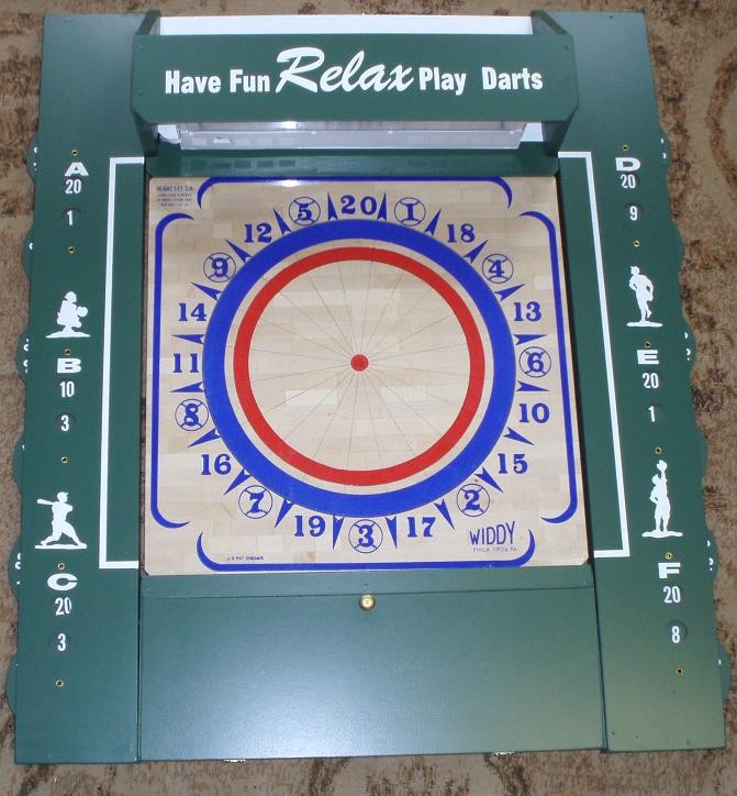 AMERICAN DARTS LIGHTED SCOREKEEPER GREEN for Widdy or Darto American