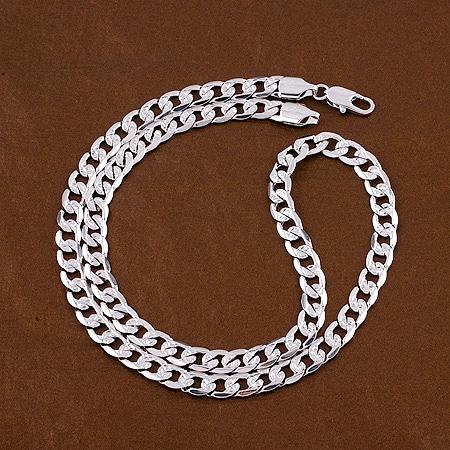White gold filled necklace Clearance
