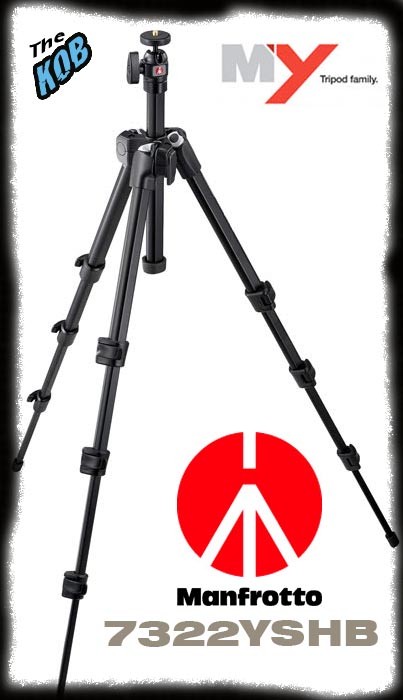 Manfrotto 7322YSHB M-Y series tripod with ball head,bag