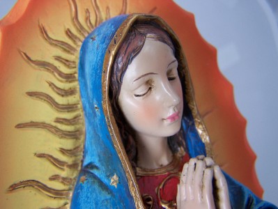 10,000 fists in the air virgin mary affordable statue