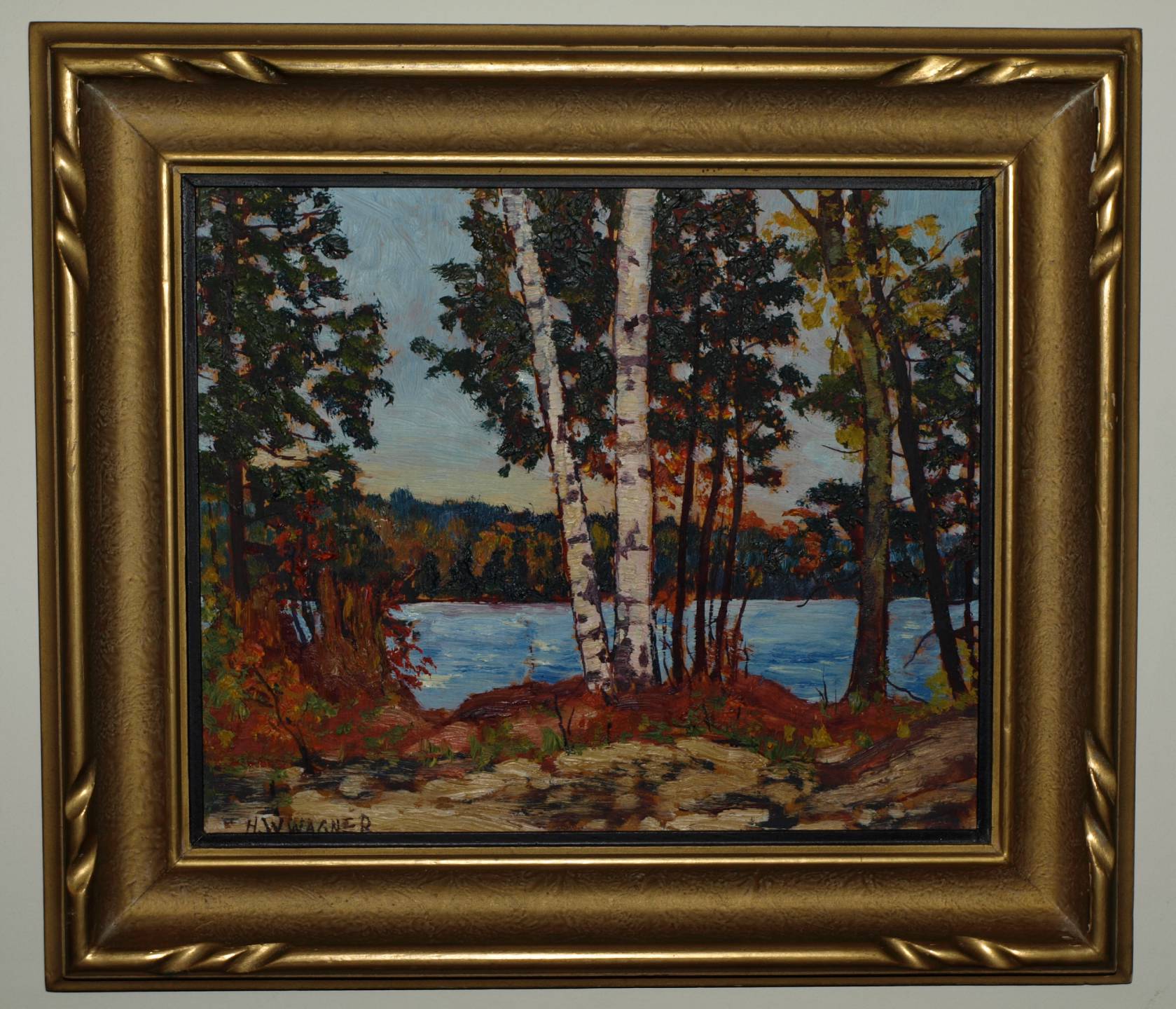 ORIGINAL OIL H.W. WAGNER LISTED CANADIAN SIGNIFICANT ARTIST