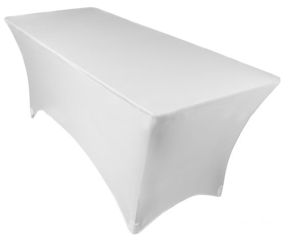 6FT Fitted Spandex Lycra table cloth Fitted Trestle Tablecloths STRETCH