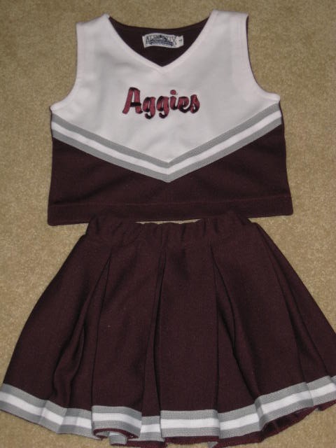 Texas A&M Aggies Cheer Cheerleader Uniform Size 4