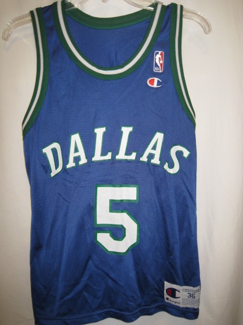 Vtg Champion Jason Kidd #5 Mavericks Jersey Size 36