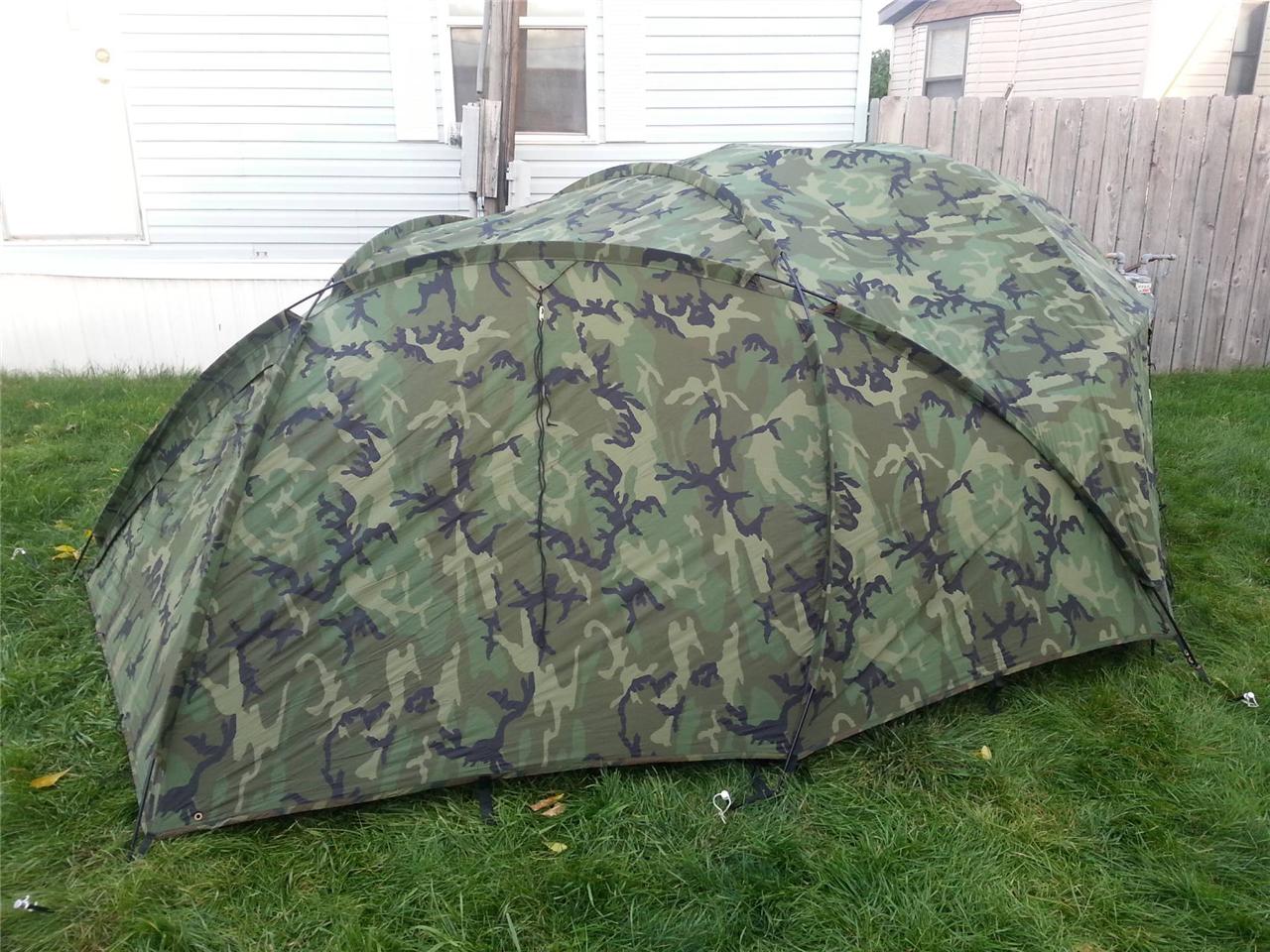 The North Face ECWS ECWT Camo replacement Tent FLY & Poles Eureka NICE