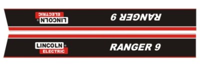 Obsolete Lincoln Parts on Lincoln Electric Ranger 9 Replacement Decals 1 Pair New For Sale