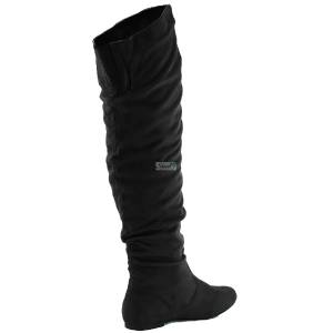 knee high black boots size 12