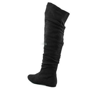knee high black boots size 12