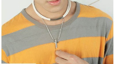 Korean  Fashion Wholesale on Spn2061 Men S Style Korean Fashion Charm Silver Cross Necklace   Ebay