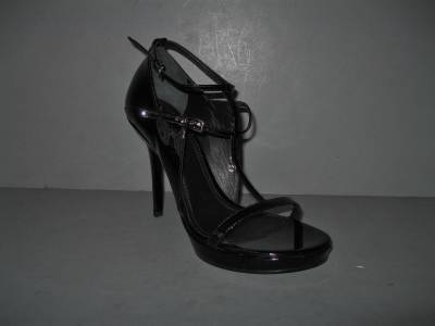 ysl black wedge sandals