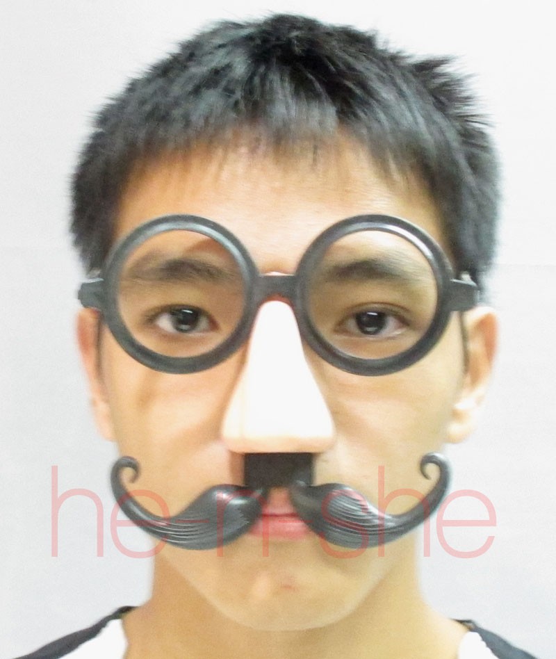 Halloween Eye glasses with Big Nose and Mustache Mask 8804Beg eBay