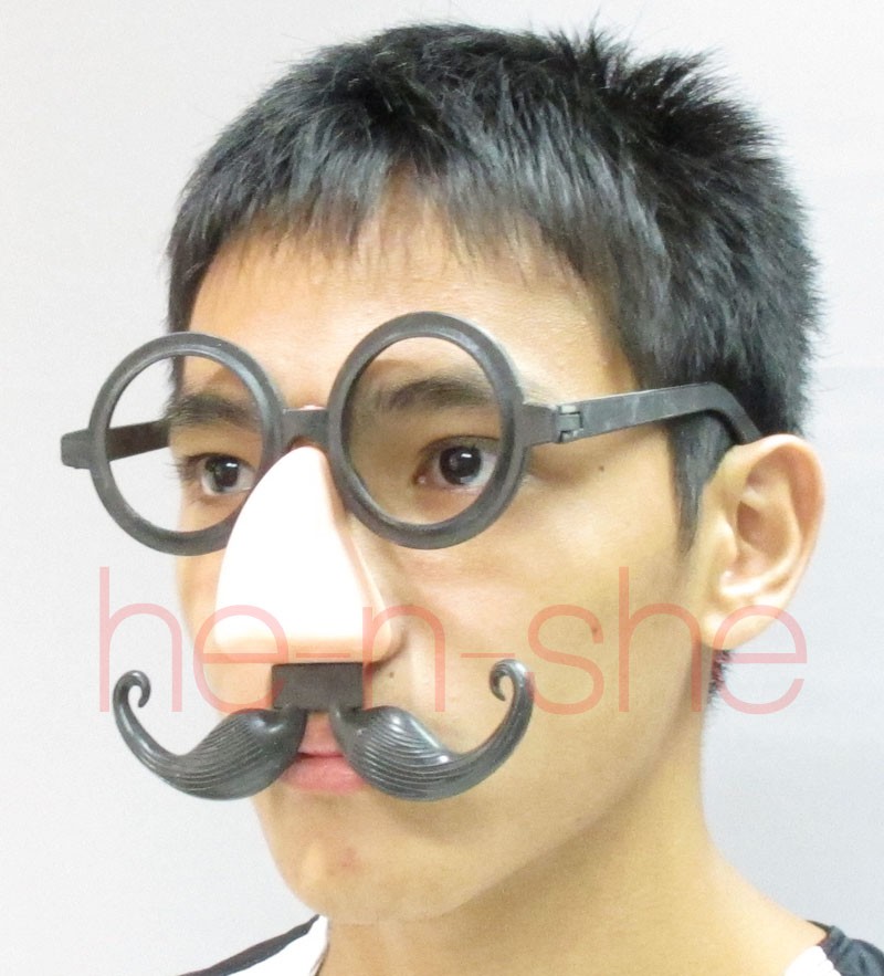 Halloween Eye glasses with Big Nose and Mustache Mask 8804Beg eBay