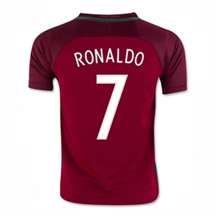 Nike Portugal 2016/17 Youth Home Jersey Short Sleeve ...
