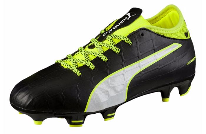blue and yellow youth football cleats