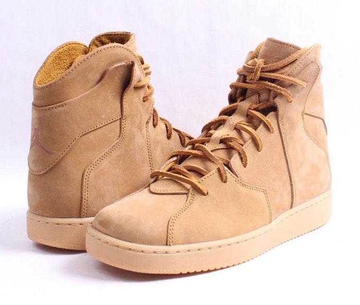 Nike Jordan Brown Leather Shoes | Provincial Archives of Saskatchewan