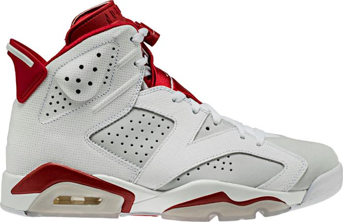 1703 Nike Air Jordan Retro 6 Alternate Mid Men's Basketball Shoes 384664-113 1703 Nike Air Jordan Retro 6 Alternate Mid Men's Basketball Shoes 384664-113