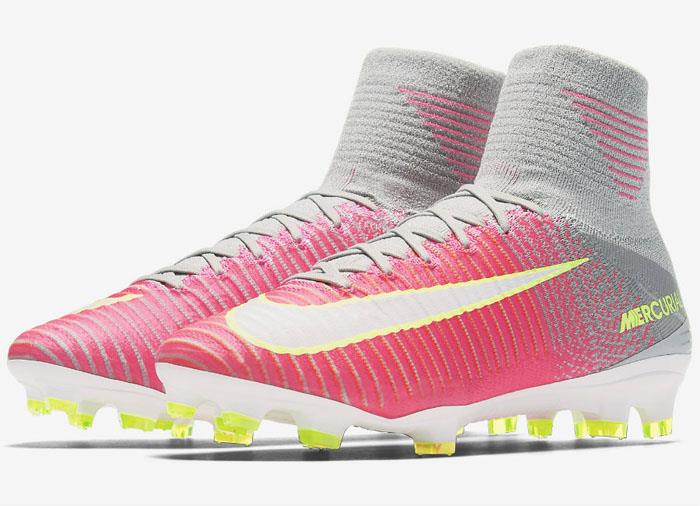 mercurial grey and pink