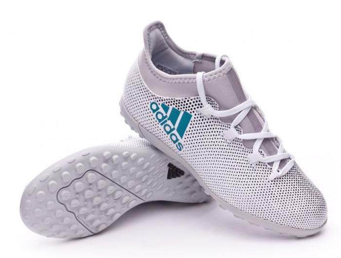 adidas JR X Tango 17.3 TF Kid's Turf Soccer Football Shoes White ... adidas-JR-X-Tango-17-3-TF-Kid-