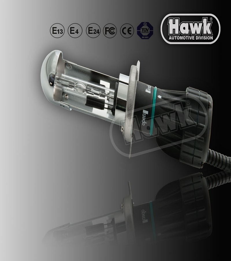 Xenon HID Motorcycle Headlight Conversation Full HI/LO H4 Bulb Kit