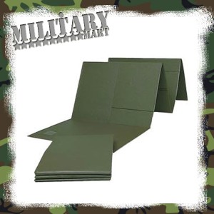 German Army military fold flat sleeping mat camping ultra folding sit