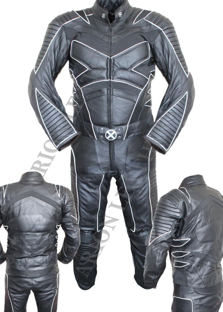 Top Quality Motorcycle / Motorbike Leather Suit XMen. eBay