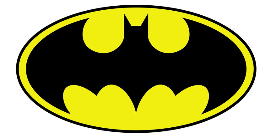 XXL BATMAN LOGO Removable Repositionable WALL STICKER ...