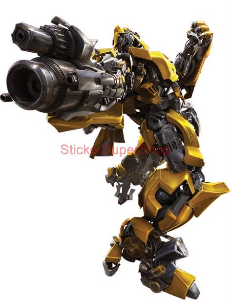 Choose Size Transformers Bumblebee Decal Removable Wall Sticker Art