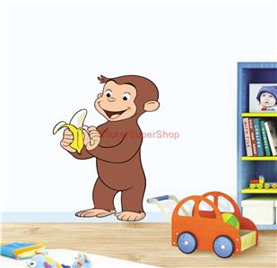 CURIOUS GEORGE - WALL STICKER