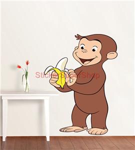 CURIOUS GEORGE - WALL STICKER